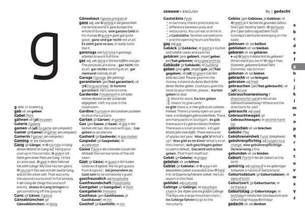 German School Gem Dictionary: Trusted support for learning, in a mini-format