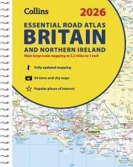 Title: 2026 Collins Essential Road Atlas Britain and Northern Ireland: A4 Spiral, Author: Collins