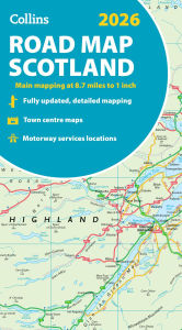 Title: 2026 Collins Road Map of Scotland: Folded Road Map, Author: Collins