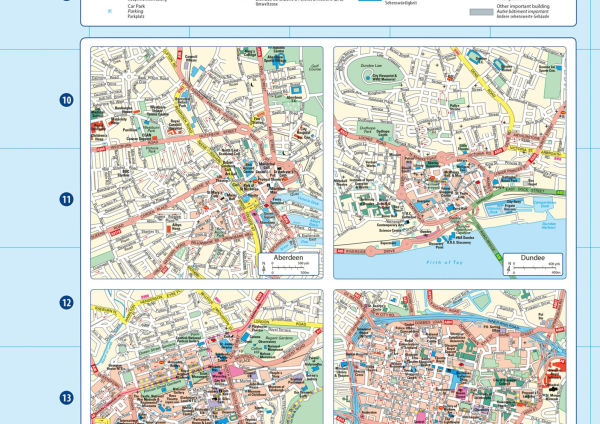 2026 Collins Road Map of Scotland: Folded Road Map