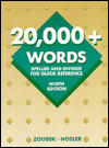 20,000+ Words, Spelled and Divided for Quick Reference