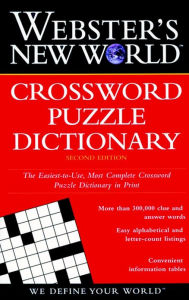 Title: Webster's New World Crossword Puzzle Dictionary, Second Edition, Author: Jane Shaw Whitfield