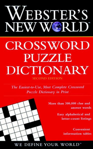 Webster's New World Crossword Puzzle Dictionary, Second Edition