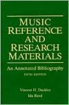 Music Reference and Research Materials: An Annotated Bibliography / Edition 5
