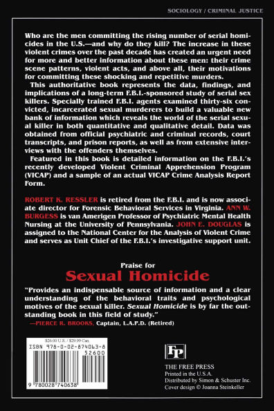 Sexual Homicide: Patterns and Motives