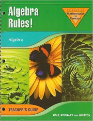 Holt Math in Context: Algebra Rules! Teachers Guide Grade 8