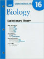 Holt Biology Chapter 16 Resource File: Evolutionary Theory