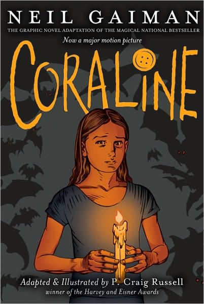 Coraline Graphic Novel by Neil Gaiman, Paperback