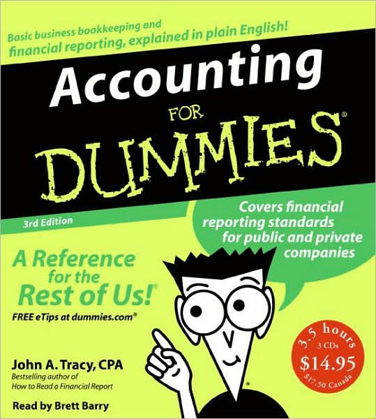 Accounting for Dummies by John A. Tracy, Brett Barry , Paperback