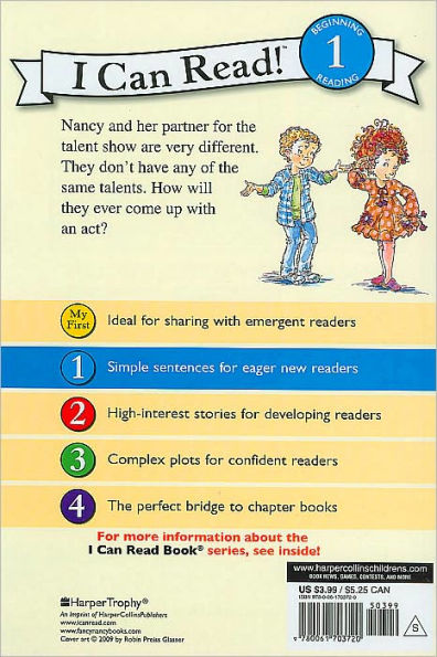 Fancy Nancy: The Show Must Go On (I Can Read Series Level 1)