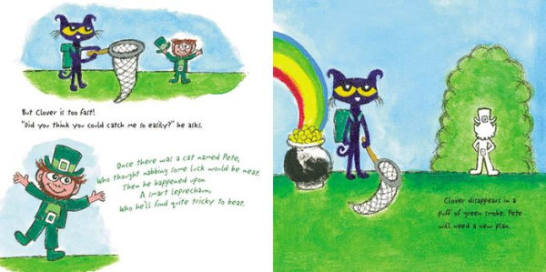 The Great Leprechaun Chase (Pete the Cat Series) (Includes 12 St. Patrick's Day Cards, Fold-Out Poster, and Stickers!)