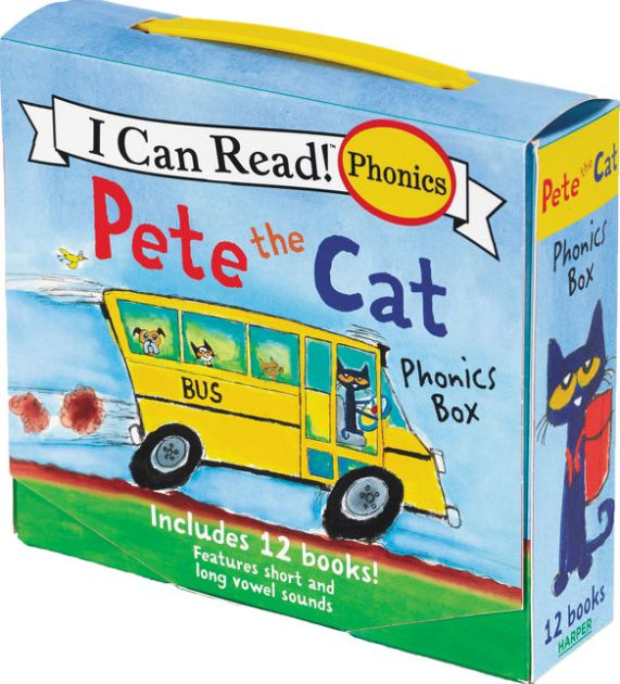 Pete the Cat 12-Book Phonics Fun!: A Box of 12 Mini-Books