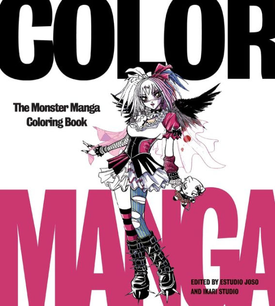 Color Manga: The Monster Manga Coloring Book by Estudio Joso, Paperback