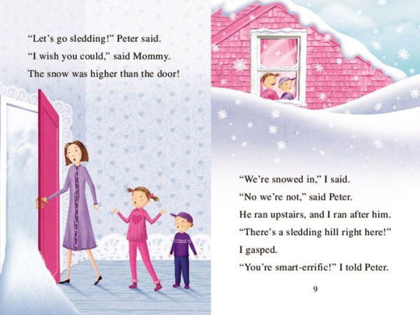 Pinkalicious and the Amazing Sled Run: A Winter and Holiday Book for Kids