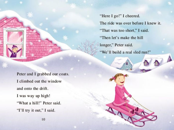 Pinkalicious and the Amazing Sled Run: A Winter and Holiday Book for Kids