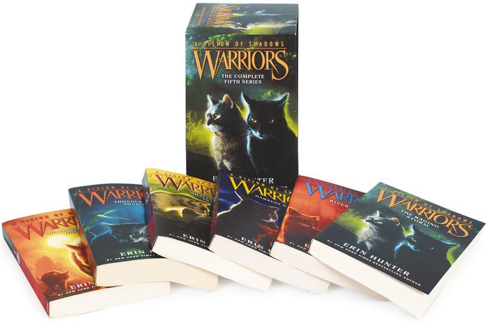 Warrior Cats (Series 2) New Prophecy 6 Books By Erin Hunter-Ages 8-12-  Paperback