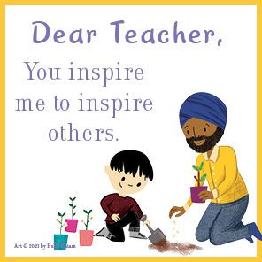 Dear Teacher,: A Celebration of People Who Inspire Us