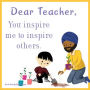 Alternative view 8 of Dear Teacher,: A Celebration of People Who Inspire Us