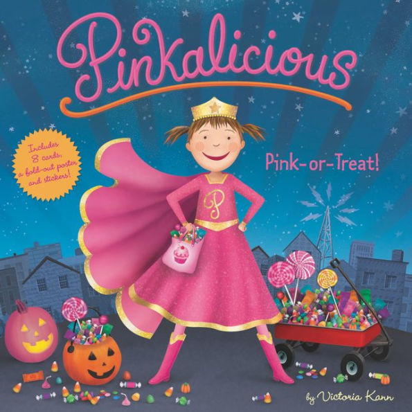 Pinkalicious: Pink or Treat!: Includes Cards, a Fold-Out Poster, and Stickers!