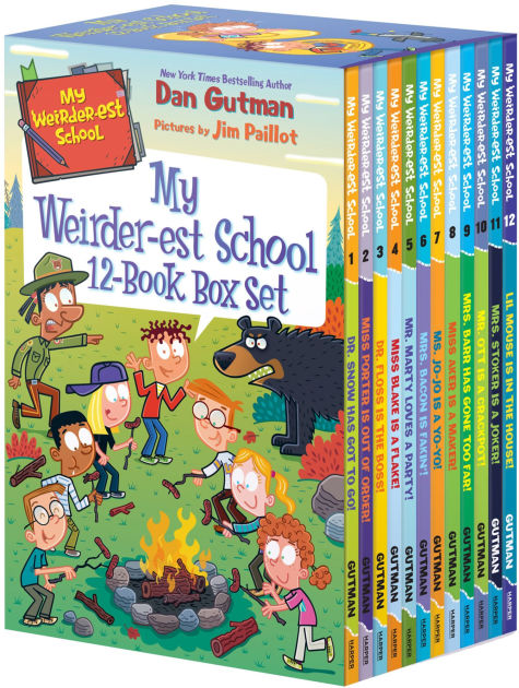 My Weirder-est School 12-Book Box Set by Dan Gutman, Jim