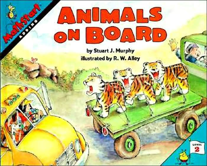 Animals on Board: Adding (Mathstart: Level 2 (HarperCollins Library))-ExLibrary Animals on Board: Adding (Mathstart: Level 2 (HarperCollins Library))-ExLibrary