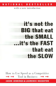 It's Not the Big That Eat the Small... It's the Fast That Eat the Slow: How to Use Speed as a Competitive Tool in Business