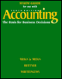 Accounting: The Basis for Business Decisions (Student Guide) / Edition 10