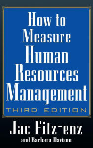 How to Measure Human Resource Management / Edition 3