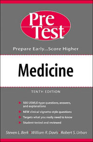Medicine: PreTest Self Assessment and Review / Edition 10