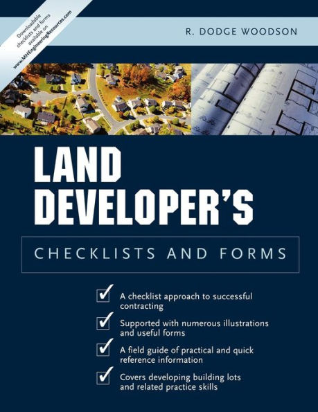 Residential Land Developer's Checklists And Forms / Edition 1