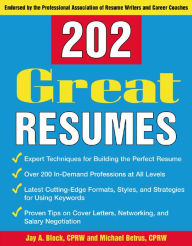 Title: 202 Great Resumes, Author: Jay A. Block