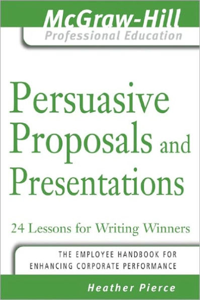 Persuasive Proposals and Presentations