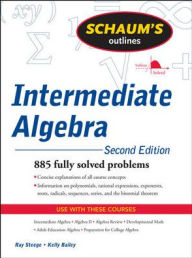 Title: Schaum's Outline of Intermediate Algebra, Author: Kerry Bailey