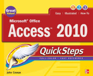 Title: Microsoft Office Access 2010 QuickSteps, Author: John Cronan