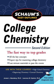 Title: Schaum's Easy Outlines of College Chemistry, Author: Peter Krieger