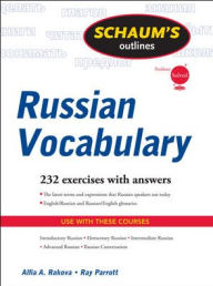 Title: Schaum's Outline of Russian Vocabulary / Edition 1, Author: Ray J. Parrott
