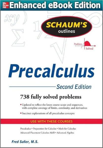 Schaums Outline of Precalculus 2/E (ENHANCED EBOOK)