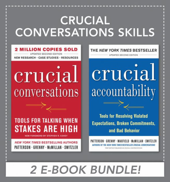Crucial Conversations: Tools for Talking When Stakes Are High by Kerry  Patterson; Joseph Grenny; Ron McMillan; Al Switzler, Paperback