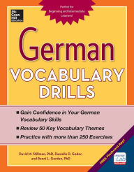 Title: German Vocabulary Drills, Author: David M. Stillman