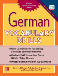 Title: German Vocabulary Drills, Author: David M. Stillman