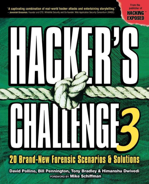 Hacker's Challenge 3: 20 Brand New Forensic Scenarios & Solutions / Edition 3
