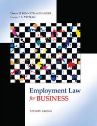Title: Employment Law for Business / Edition 7, Author: Dawn Bennett-Alexander