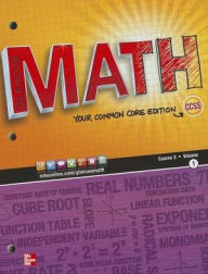 Title: Glencoe Math Course 3 Student Edition, Volume 1 / Edition 1, Author: McGraw Hill