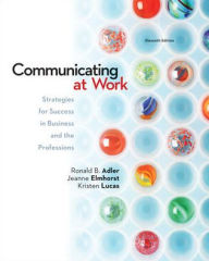 Title: Communicating At Work, With Connect Plus Communication Access Card, Author: Ronald Adler
