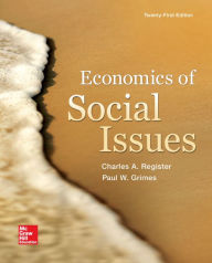 Title: Economics of Social Issues / Edition 21, Author: Charles A. Register