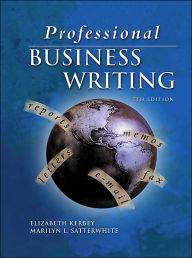 Professional Business Writing, Student Text-Workbook with CD-ROM / Edition 7