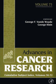 Title: Advances in Cancer Research: Cumulative Subject Index, Author: Elsevier Science