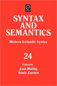 Title: Modern Icelandic Syntax, Author: Joan Maling