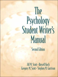 The Psychology Student Writer's Manual / Edition 2