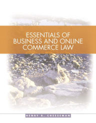 Title: Essentials of Business Law / Edition 1, Author: Henry Cheeseman
